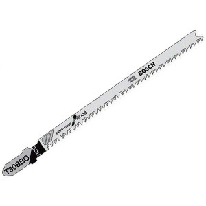 Пилка для лобзика Bosch по дереву T308BO, 2,2XC×117 мм, 25 шт