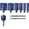 Набір коронок Bosch EXPERT Multi Material Power Change Plus Hole Saw Set, 22, 25, 35, 51, 60, 68x60, 9 шт