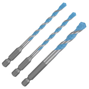 Набір свердел спіральних Bosch Expert HEX-9 Multi Construction Set, 5-8 мм, 3 шт