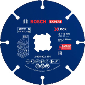 Круг відрізний Bosch Expert Carbide Multi Material X-Lock 115x22.23 мм