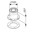 Адаптер для підключення котла AZ 397 Ø60/100 мм