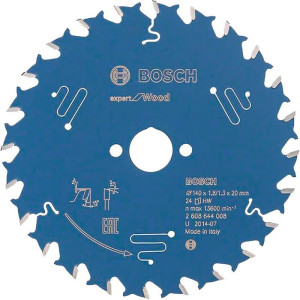 Пиляльний диск Bosch Expert for Wood 140×1,8×20, 24 ATB