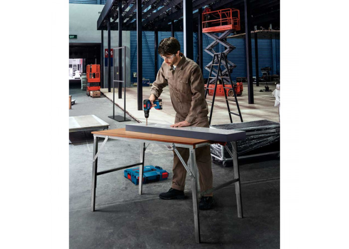 Безщітковий акумуляторний дриль-шурупокрут Bosch GSR 18V-50 Professional в L-Case з 2 акб 4 Ah та з/п GAL 18V-40