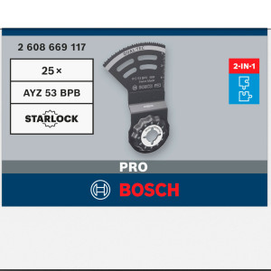 Пиляльне полотно Bosch PRO AYZ 53 BPB 53x40 мм, 25 шт