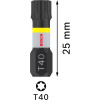 Біти Bosch Pro Torx Impact T40, 25 мм, 2 шт