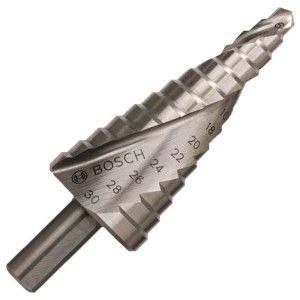 Сверло ступенчатое Bosch HSS, 13 ступ., 6-30 мм, 10 мм