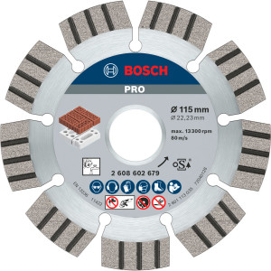 Алмазний круг Bosch Best for Abrasive 115x22.23x2.2x12 мм