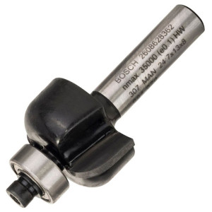 Фреза галтельна профільна Е Bosch 8 мм, 24,7×13×53 мм, R6