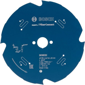 Пиляльний диск Bosch Expert for Fiber Cement 165×2,2×20, 4 TCG