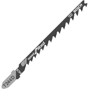Пилка для лобзика Bosch по дереву T244D, 4-5,2×100 мм, 3 шт