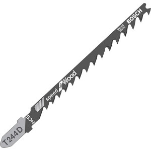 Пилка для лобзика Bosch по дереву T244D, 4-5,2×100 мм, 5 шт