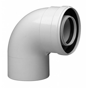 Коаксіальне відведення 90° Bosch AZ 393 115х60/100 мм