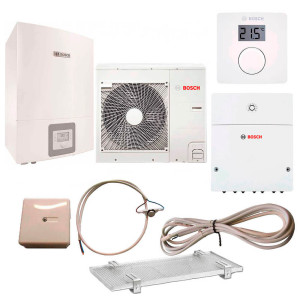 Тепловой насос Bosch Compress 3000 AWBS 15 с термостатом CR10, модулем ProControl Gateway, конденсатосборником, электрокабелем