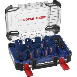 Набір коронок Bosch Expert Multi Material PC Plus Set з адаптером, 20-76 мм, 14 шт