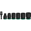 Набір ударних торцевих головок Bosch Pro Impact Socket Standard Set 1/2 13-24 мм, 38-40 мм, з адаптерами, 7 шт