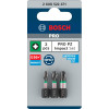 Набір біт Bosch Pro Pozidriv Impact Set PZ1/2/3, 25 мм, 3 шт