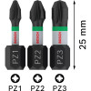 Набір біт Bosch Pro Pozidriv Impact Set PZ1/2/3, 25 мм, 3 шт