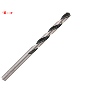 Сверло спиральное Bosch HSS-PointTeQ, 5.5х57х93 мм, 10 шт