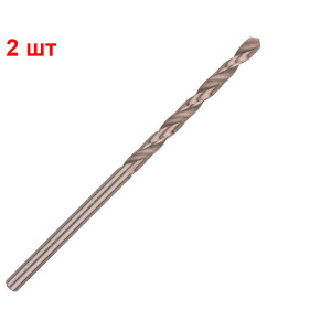 Сверло спиральное Bosch HSS-G, 3.5х39х70 мм, 2 шт