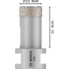 Алмазне свердло Bosch PRO Ceramic dry 22x35xM14