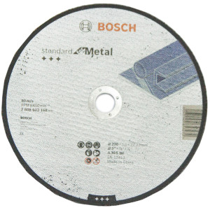 Круг відрізний Bosch Standard for Metal прямий 230×3 мм