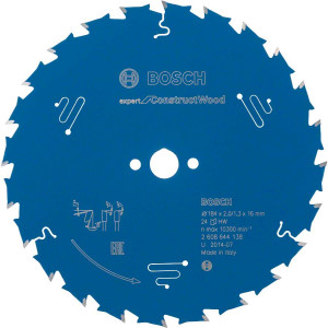 Пиляльний диск Bosch Expert for Construct Wood 184×2×16, 24
