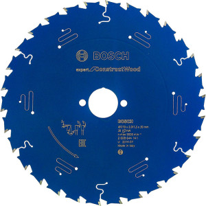 Пильный диск Bosch Expert for Construct Wood 210×2×30, 30
