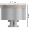 Алмазне свердло Bosch PRO Ceramic dry 70x35xM14