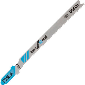 Пилка Bosch по металлу T 218 A, 1,1-1,5×92 мм, 100 шт