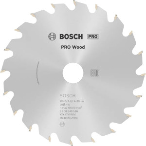 Пиляльний диск Bosch PRO Wood 140×2,4×20 мм, 20 ATB