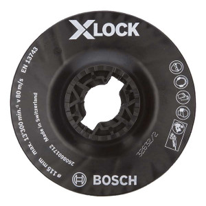 Опорна тарілка Bosch X-Lock з затискачем 115 мм середня