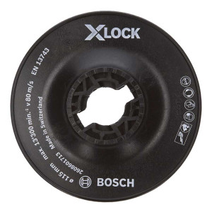 Опорна тарілка Bosch X-Lock з затискачем 115 мм груба