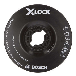 Опорна тарілка Bosch X-Lock з затискачем 125 мм м яка