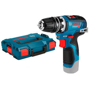 Безщітковий акумуляторний дриль-шурупокрут Bosch GSR 12V-35 FC Professional в L-Boxx 102 із ШЗП, без акб та з/п