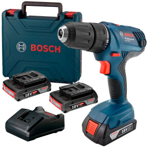Акумуляторний дриль-шурупокрут Bosch GSR 180-Li Professional в чемодані з 3 акб GBA 18V 2 Ah та з/п GAL 18V-20