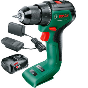 Акумуляторний дриль-шурупокрут Bosch UniversalDrill 18V-60 з 1 акб PBA 18V 2.5Ah, з/п AL 18V-20