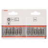 Набір біт Bosch Extra Hart PH2х25 мм, 10 шт