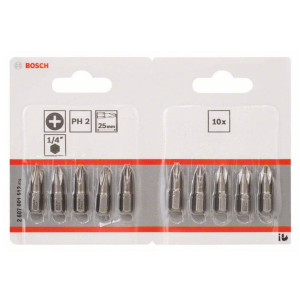 Набір біт Bosch Extra Hart PH2х25 мм, 10 шт