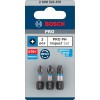 Набір біт Bosch Pro Phillips Impact Set PH1/2/3, 25 мм, 3 шт