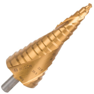 Сверло ступенчатое Bosch HSS-TiN, 16 ступ., М10-М40