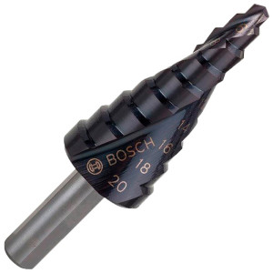 Сверло ступенчатое Bosch HSS-AlTiN, 9 ступ., 4-20 мм, 8 мм