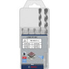 Набір свердел спіральних Bosch PRO HEX-5 Drill Bit Set, 4-10 мм, 5 шт
