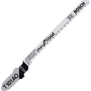 Пилка для лобзика Bosch по дереву T 101 AO, 1,4×83 мм, 3 шт