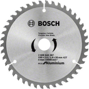 Пиляльний диск Bosch Eco for Aluminium 150x2,2x20-42T