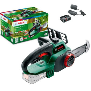 Аккумуляторная цепная пила Bosch UniversalChain 18, 1 акб PBA 18V 2.5Ah и з/у AL 18V-20