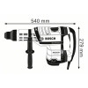Перфоратор Bosch GBH 8-45 DV Professional в чемодані з проломним буром SDS-max-9 45х850х1000 мм