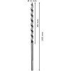 Свердло гвинтове Bosch Pro Wood Auger Bit, 6х95х160 мм