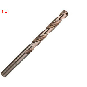 Сверло спиральное Bosch PRO Stainless Steel HSS-Co, 10.5х87х133 мм, 5 шт