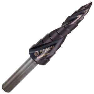 Сверло ступенчатое Bosch HSS-AlTiN, 9 ступ., 4-12 мм, 6 мм