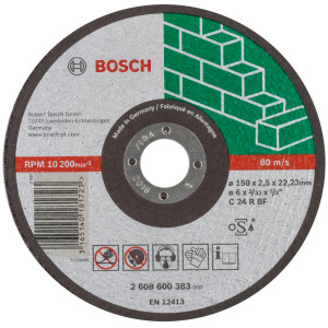 Круг відрізний Bosch Expert for Stone прямий 150×2,5 мм